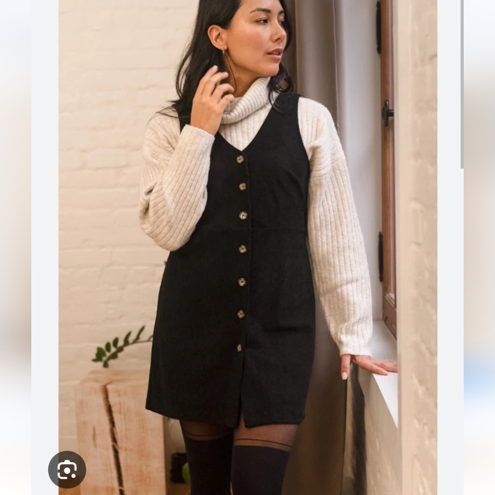 Black Corduroy Dress